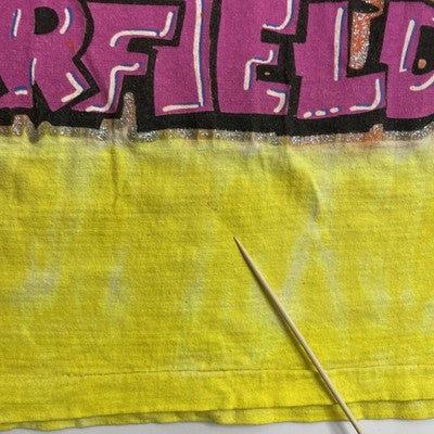Vintage Garfield Tie Dye T-Shirt Size Medium 90s