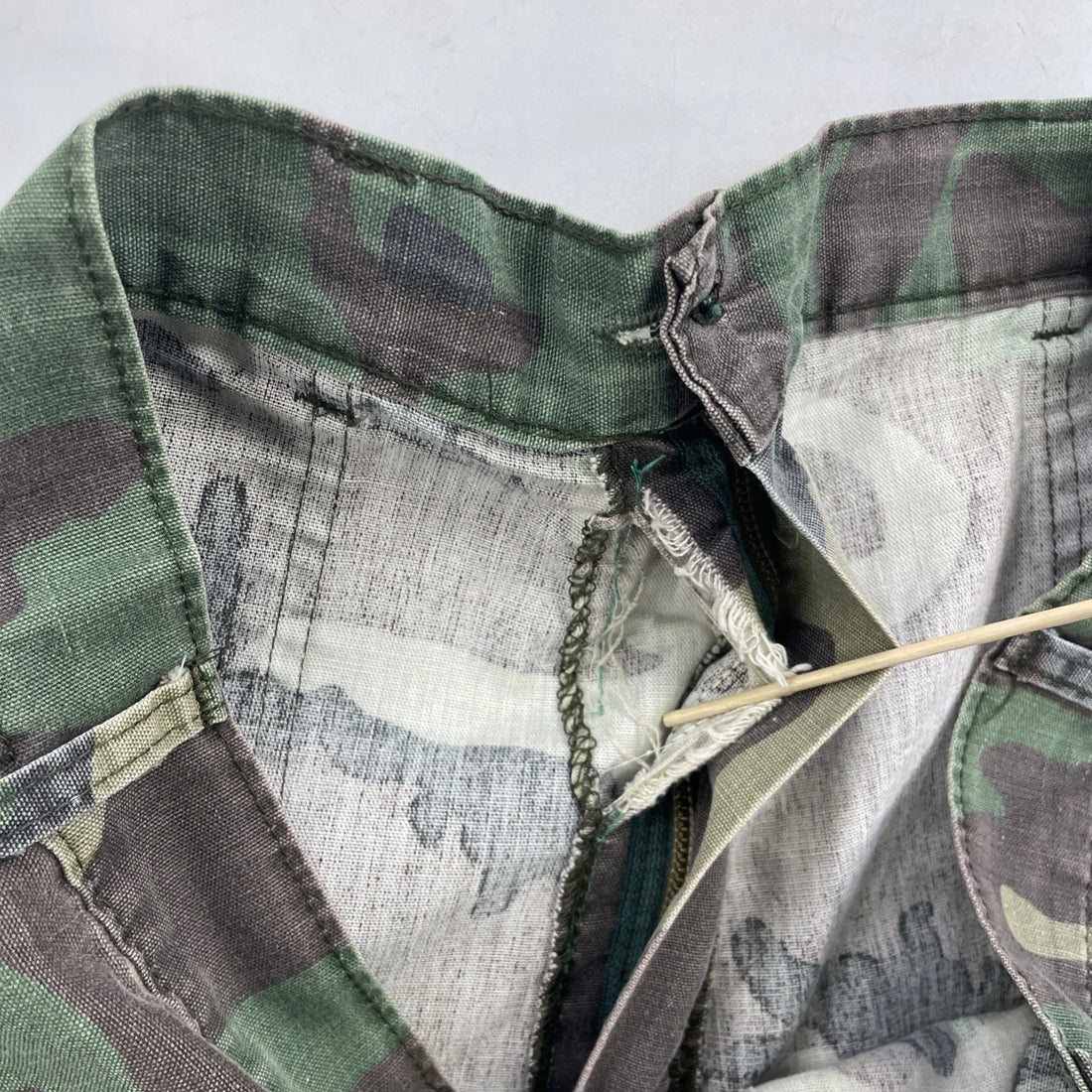Vintage Bee Gee Woodland Camo Military Cargo Pants Size 36 X 34 70s