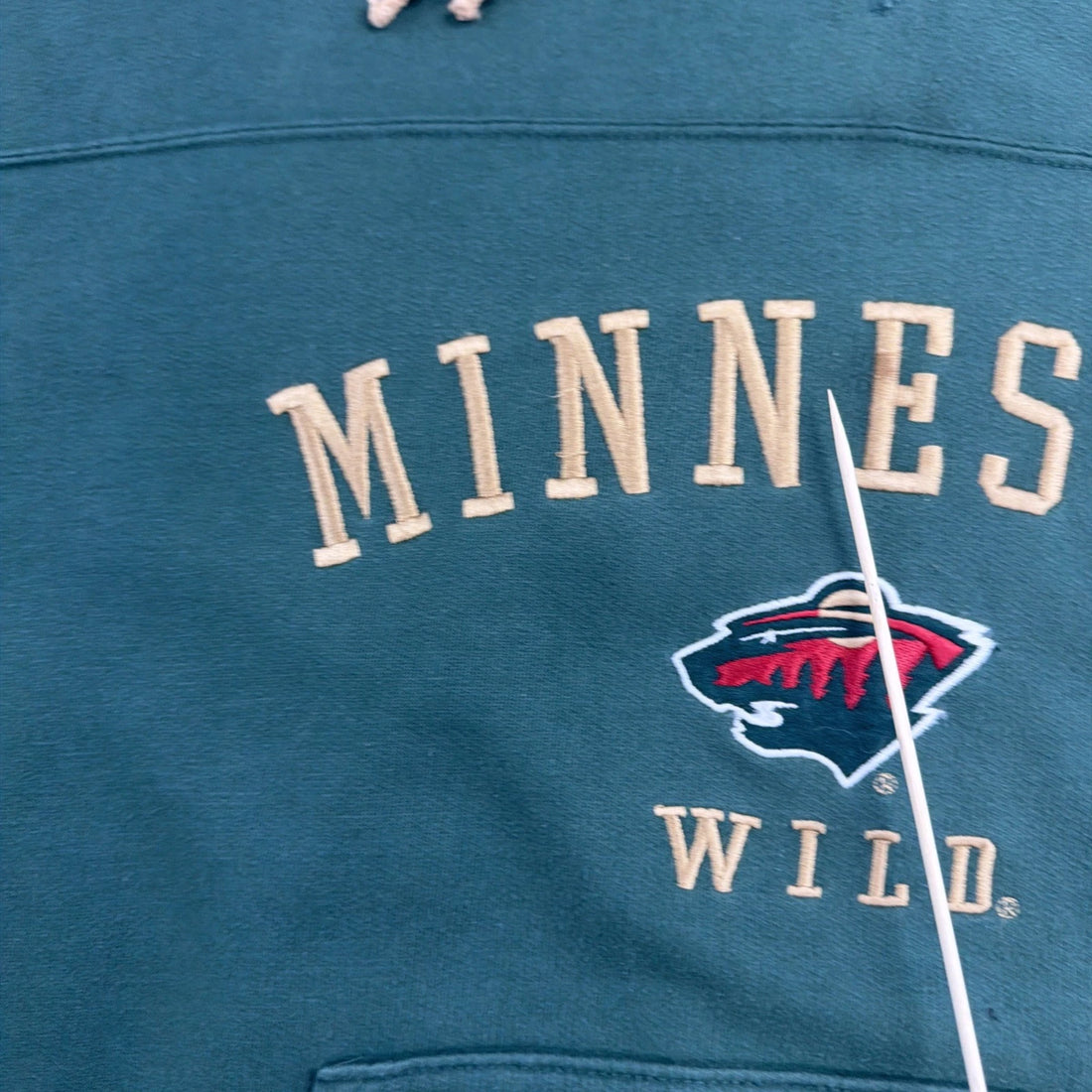Vintage Minnesota Wild Sweatshirt Hoodie Size Large NHL