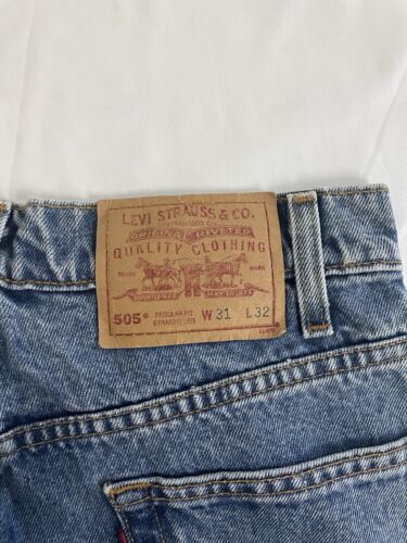 Vintage Levi Strauss & Co 505 Denim Jeans Size 31 X 32 00505-4891