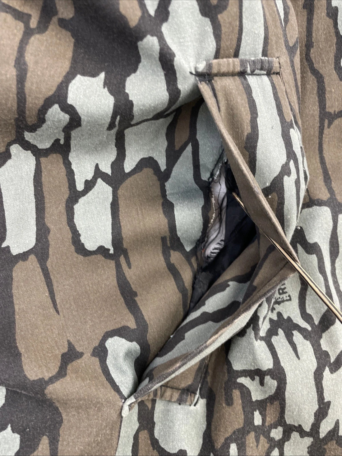 Vintage Winchester Rebark Camo Hunting Jacket Size Large Reversible