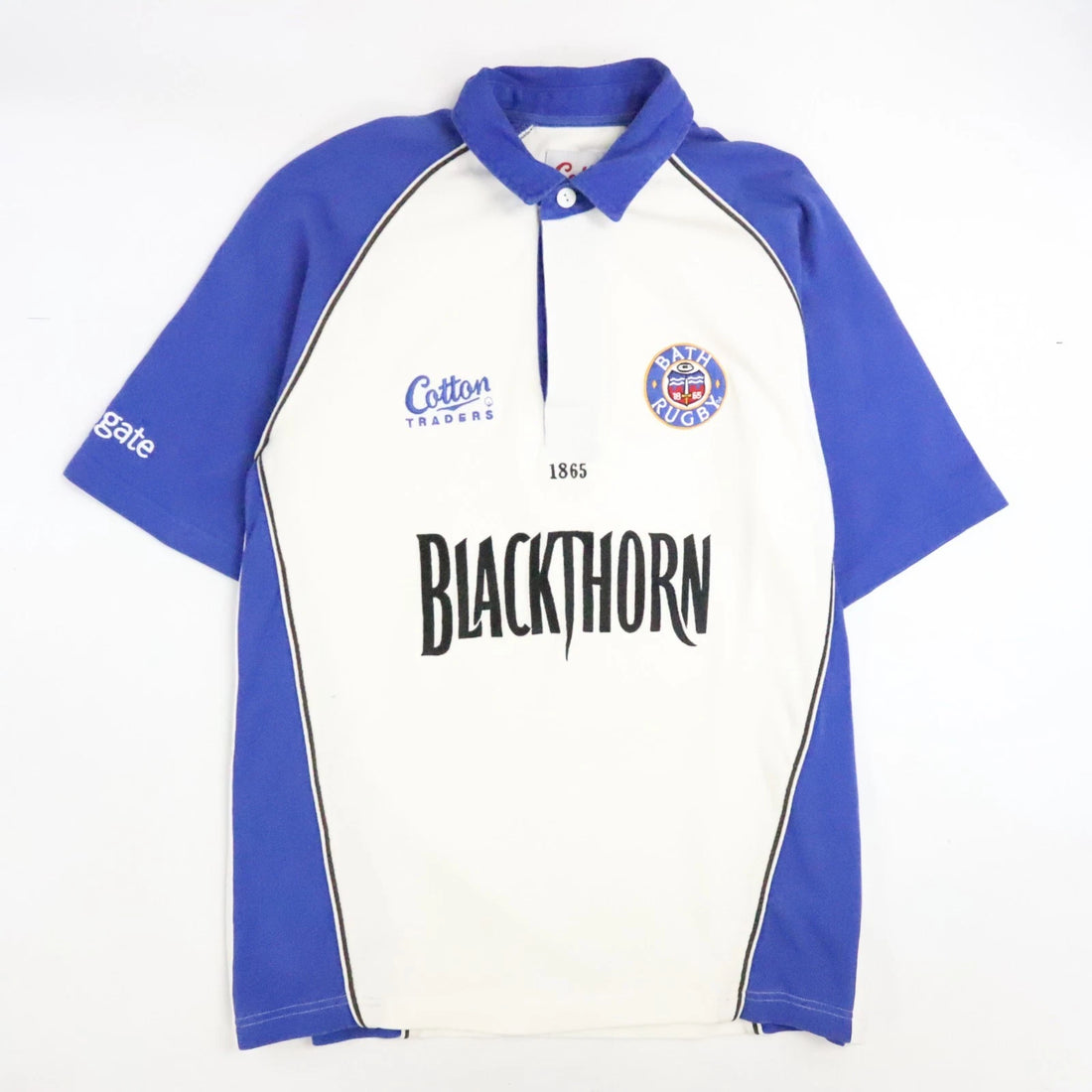 Blackthorn Cotton Traders Bath Rugby Shirt Jersey Size Large