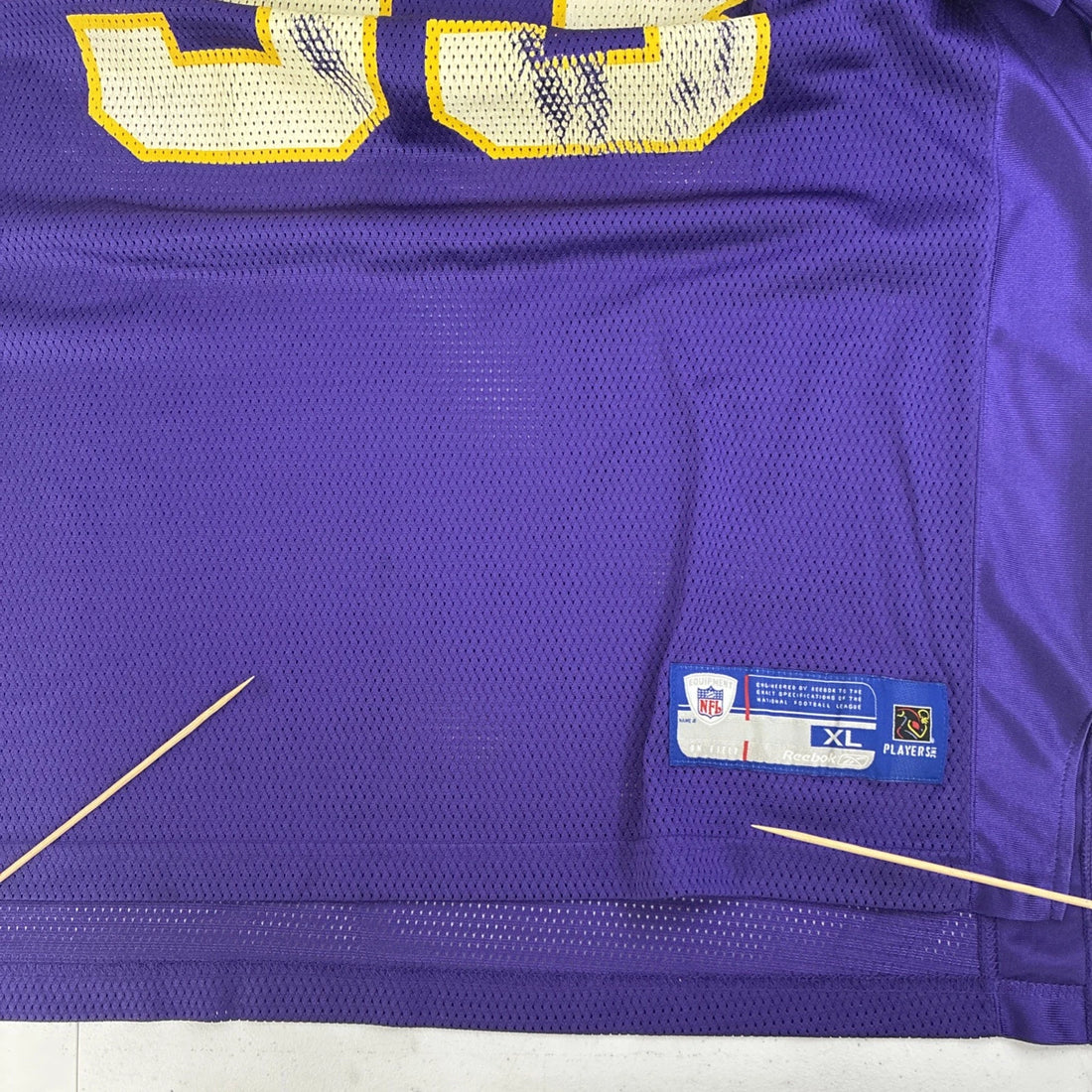 Vintage Minnesota Vikings Kevin Williams Reebok Jersey Size XL NFL