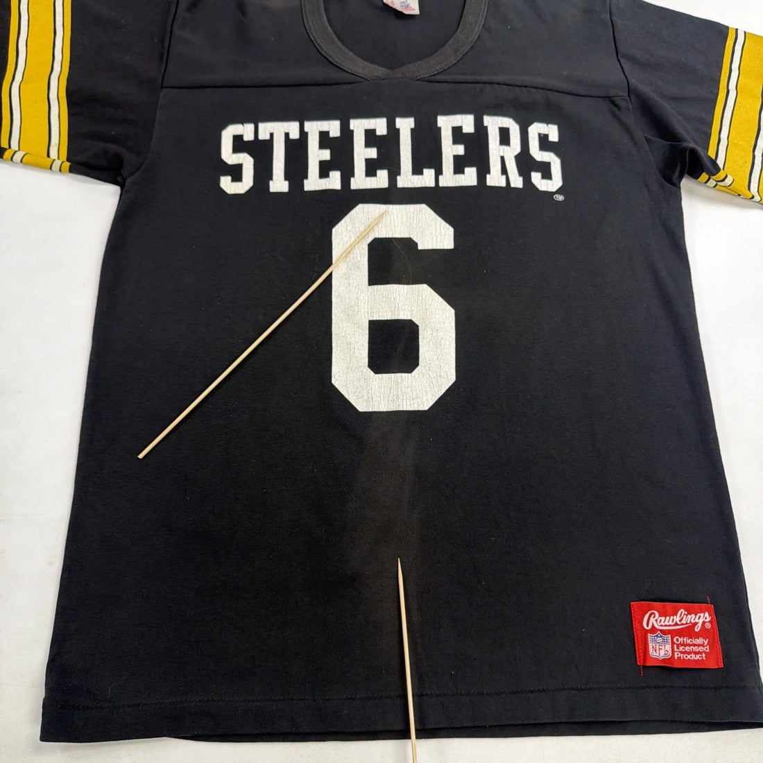 Vintage Pittsburgh Steelers Bubby Brister Rawlings T-Shirt Size Large NFL