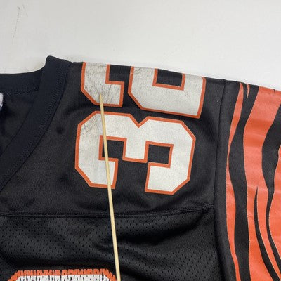 Vintage Ki-Jana Carter Cincinnati Bengals Logo Athletic Jersey Size Medium NFL
