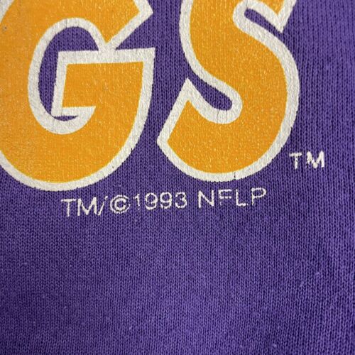 Vintage Minnesota Vikings Logo 7 Sweatshirt Crewneck Size XL 1993 90s NFL