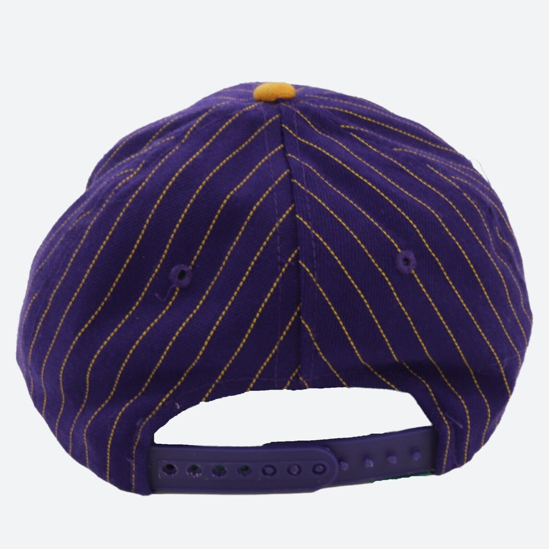 Vintage Los Angeles Lakers Wool Pinstripe Snapback Hat Cap OSFA 90s NBA