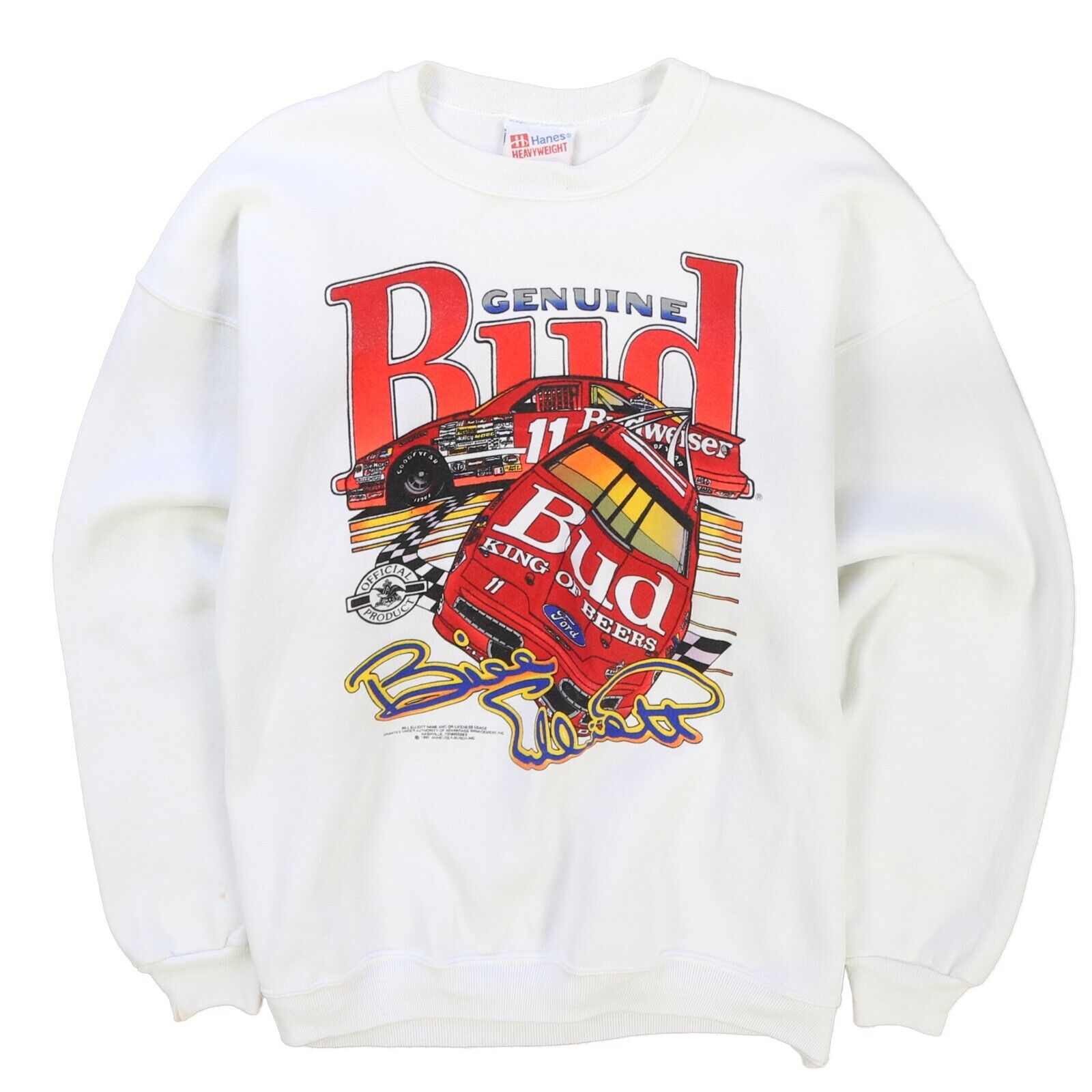 Fashion budweiser crew neck sweatshirt