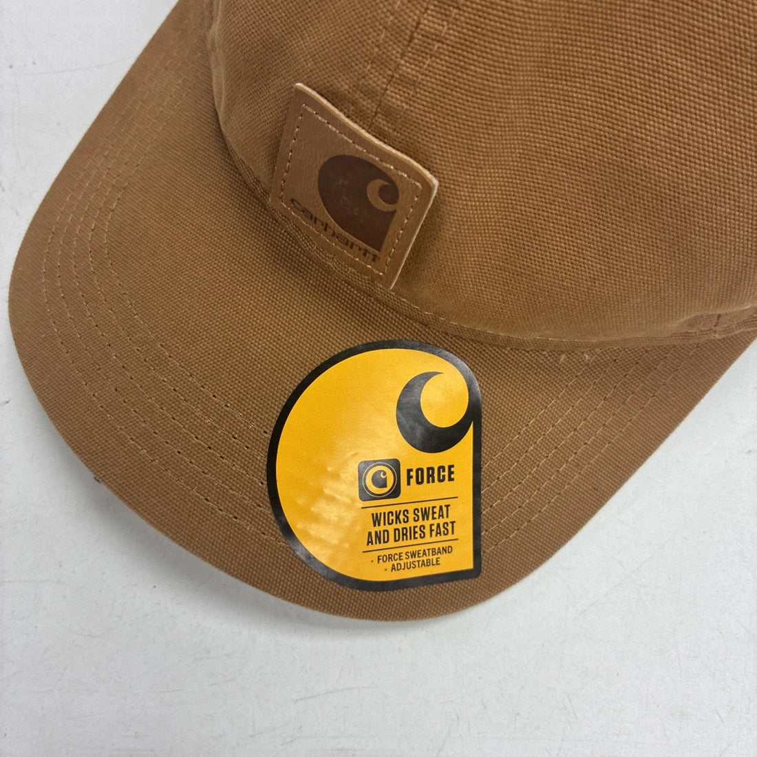 Carhartt Force Adjustable Hat Cap OSFA Brown
