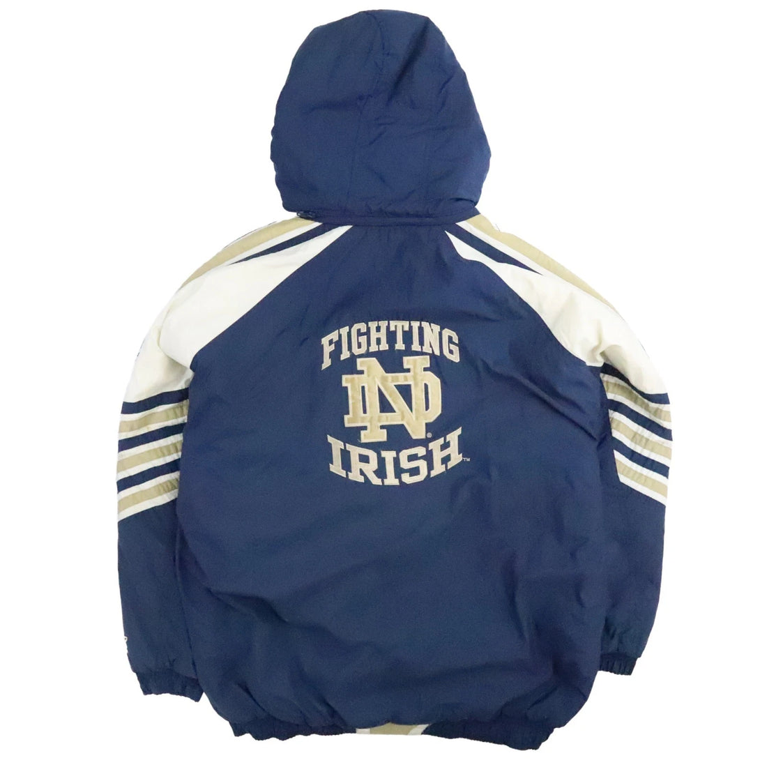 Vintage Notre Dame Fighting Irish Starter Puffer Jacket Size XL NCAA