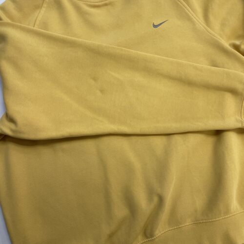 Vintage Nike Crewneck Sweatshirt Size Small Yellow Embroidered Swoosh