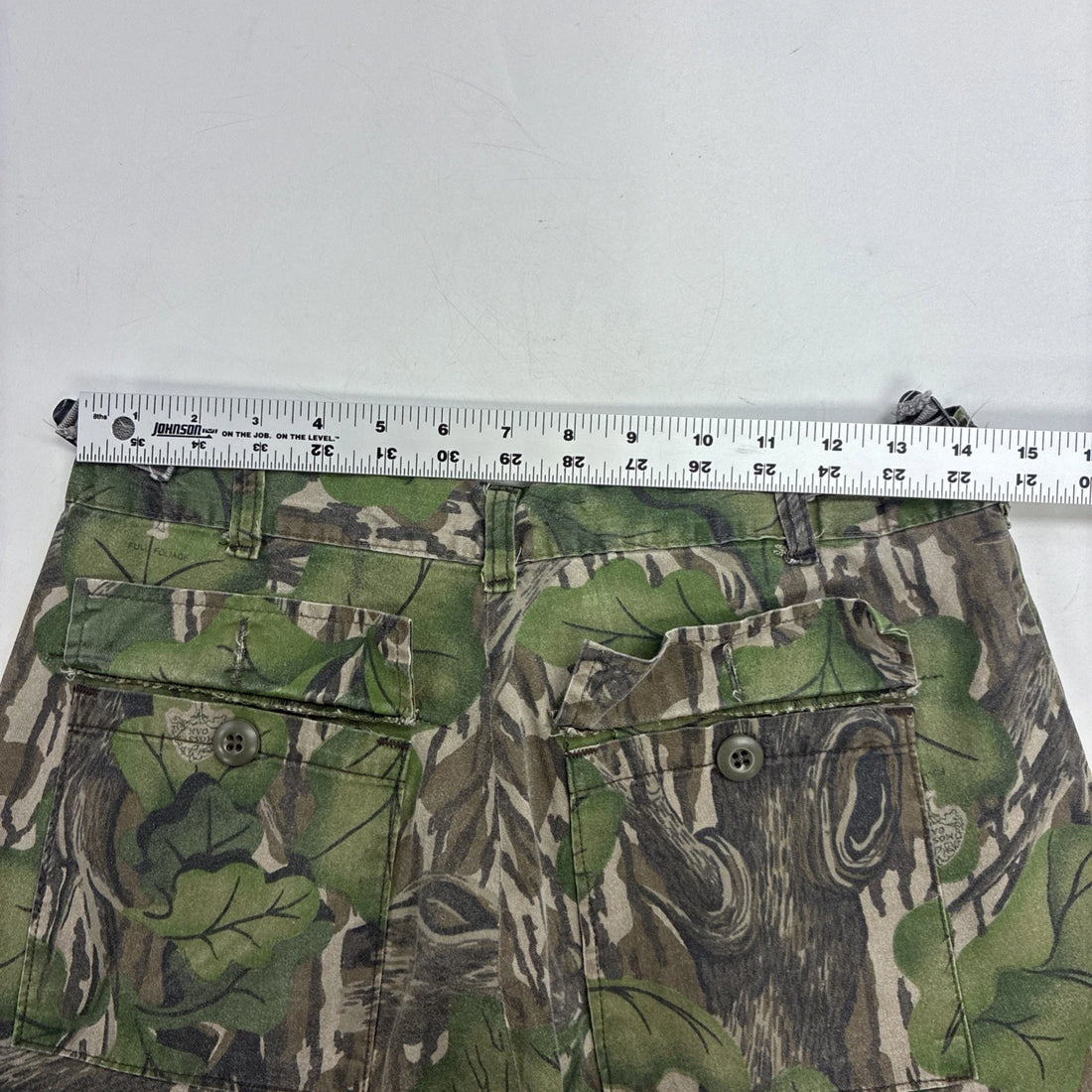 Vintage Mossy Oak Full Foliage Camo Hunting Cargo Pants Size Small