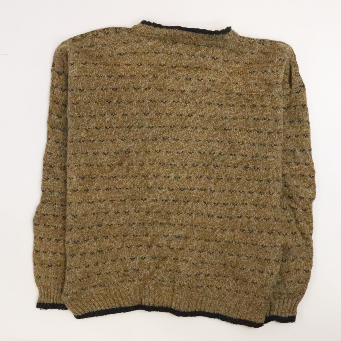 Vintage Woolrich Birds Eye Wool Knit Crewneck Sweater Size XL