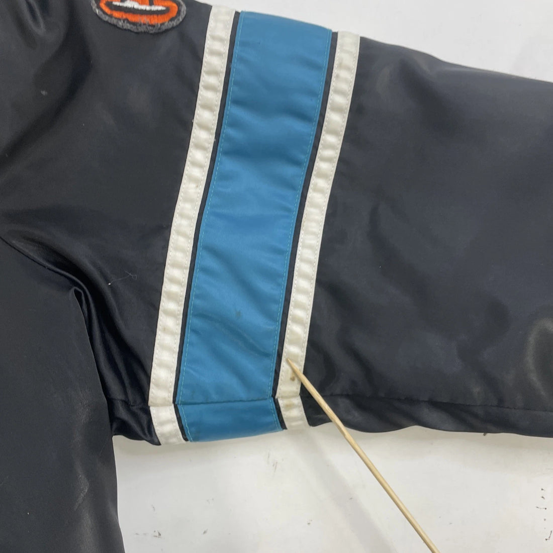 Vintage San Jose Sharks Satin Bomber Jacket Size Medium NHL