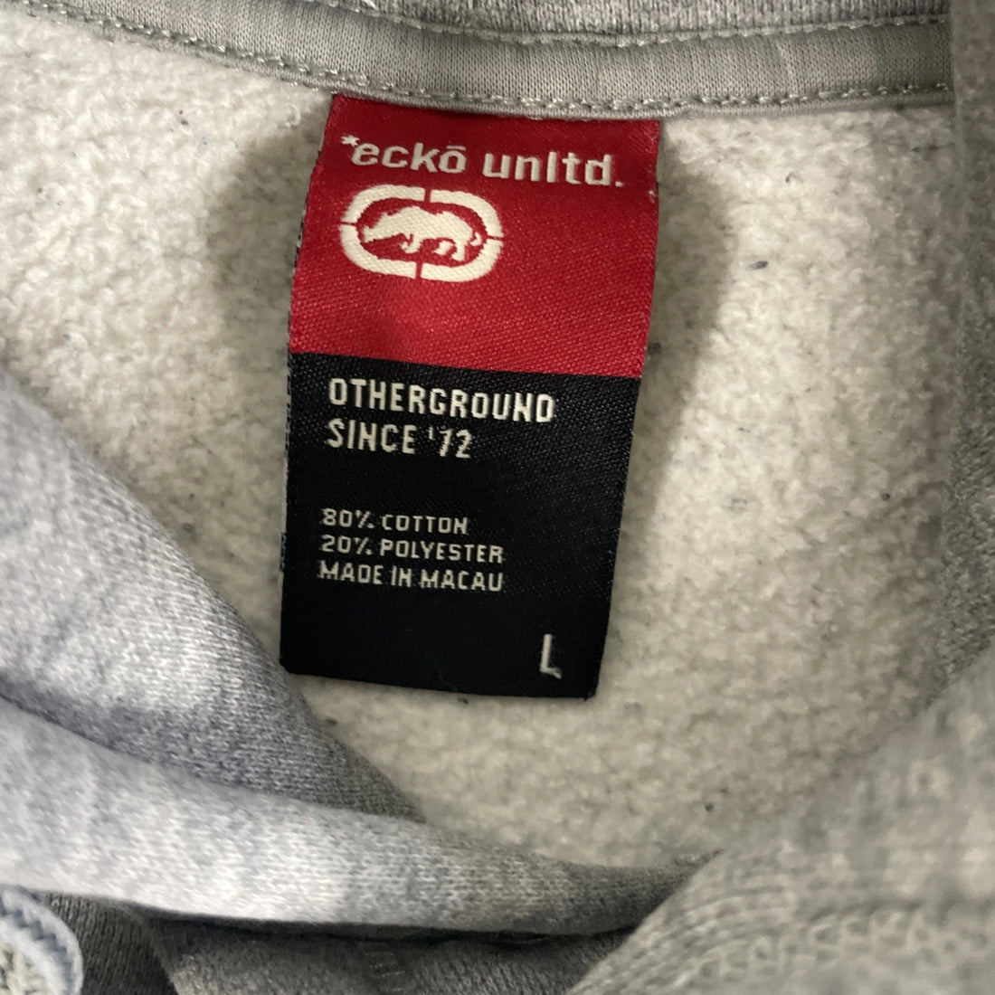 Ecko Unltd Sweatshirt Hoodie Size Large Y2K