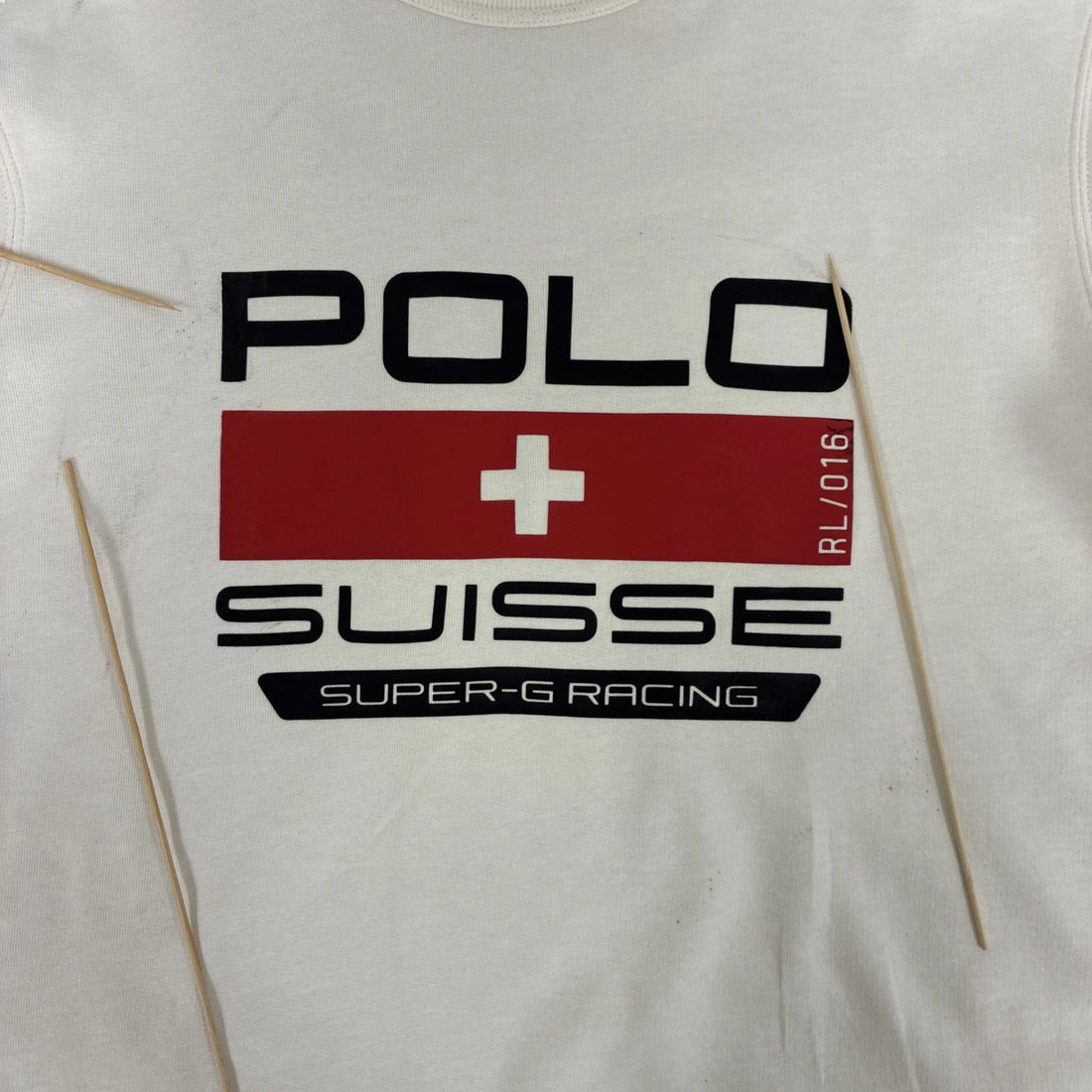 Polo Ralph Lauren Suisse Super G Racing Crewneck Sweatshirt Size 2XL