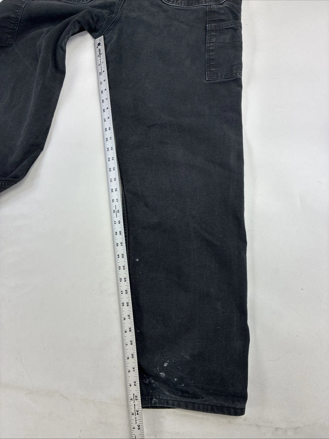 Carhartt Canvas Carpenter Work Pants Size 36 X 36 Black