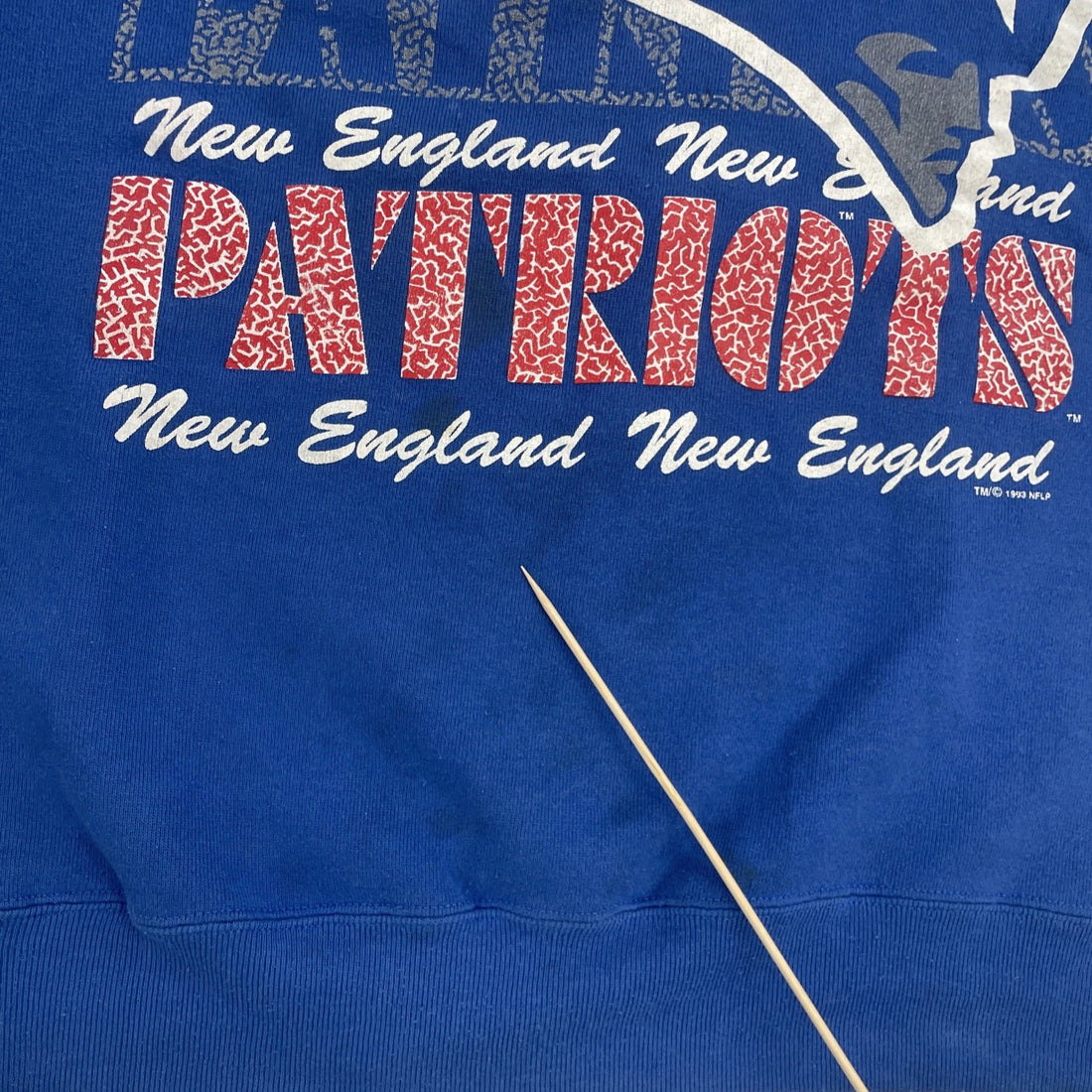 Vintage New England Patriots Sweatshirt Crewneck Size Large 1993 90s NFL