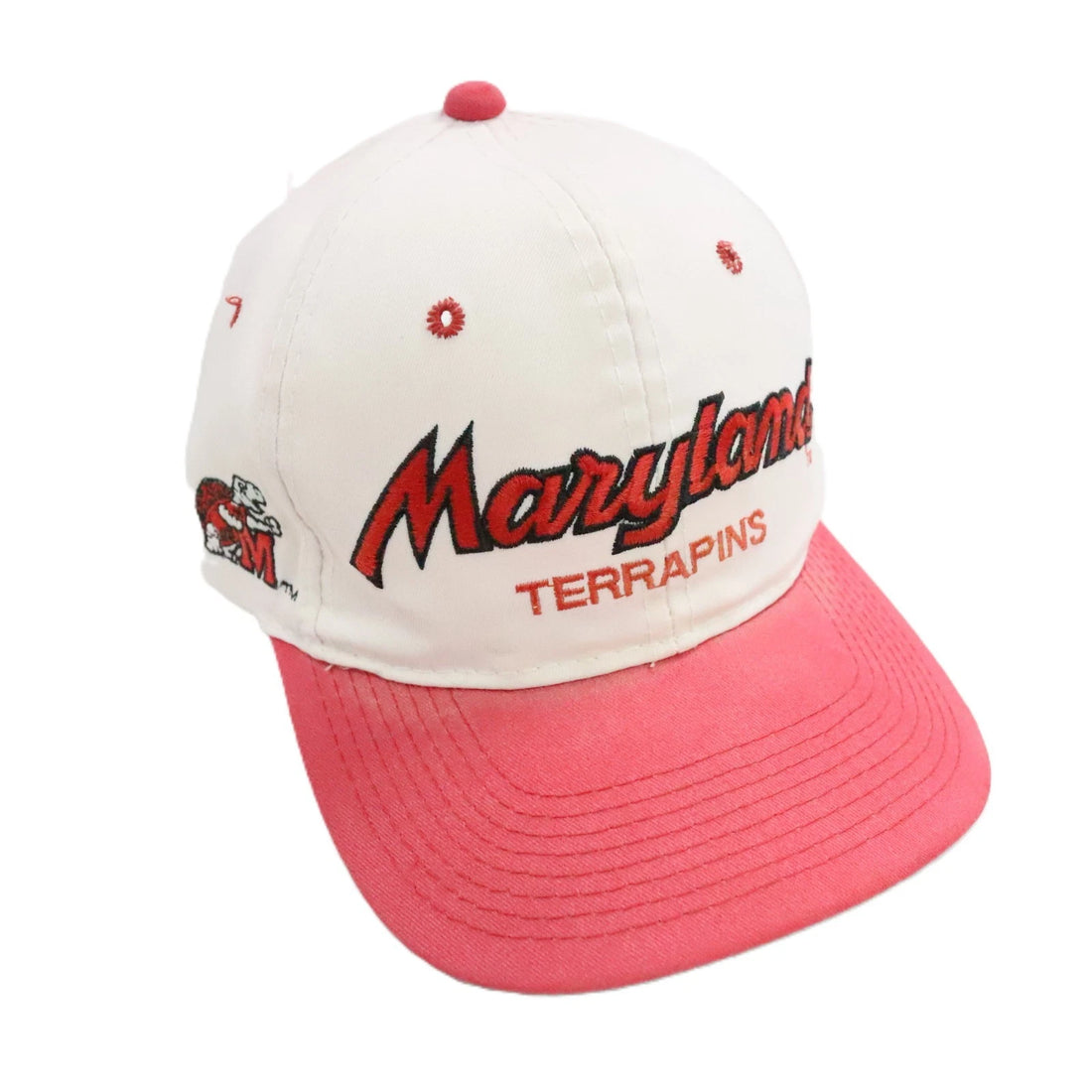 Vintage Maryland Terrapins Script Twill Snapback Hat OSFA NCAA