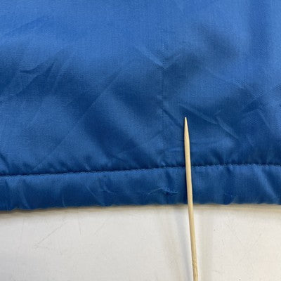 Vintage Bowman Life Bolts Racing Jacket Size XL Blue