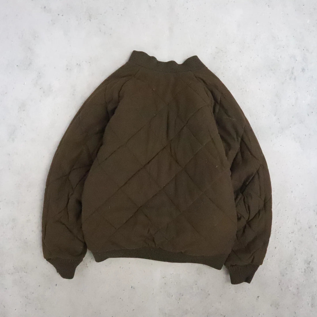 Vintage Advantage Timber Camo Bomber Jacket Size Large