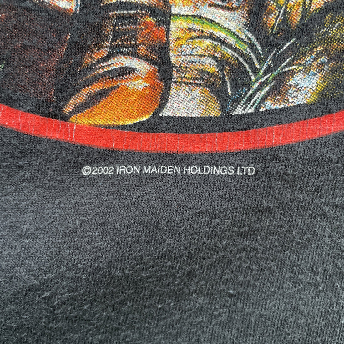 Vintage Iron Maiden The Trooper T-Shirt Size Large Band Tee 2002