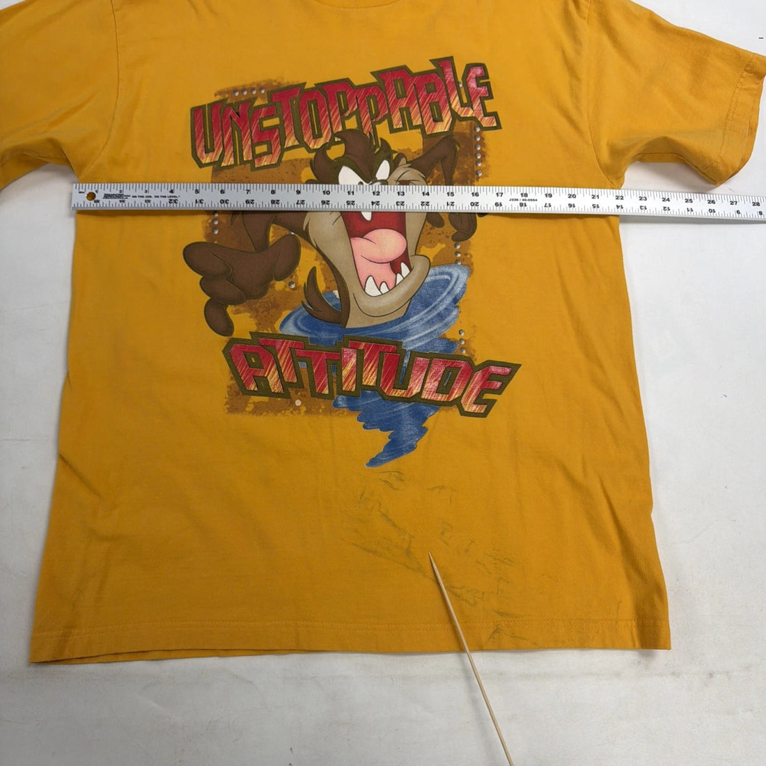 Vintage Taz Looney Tunes Unstoppable Attitude T-Shirt Size XL