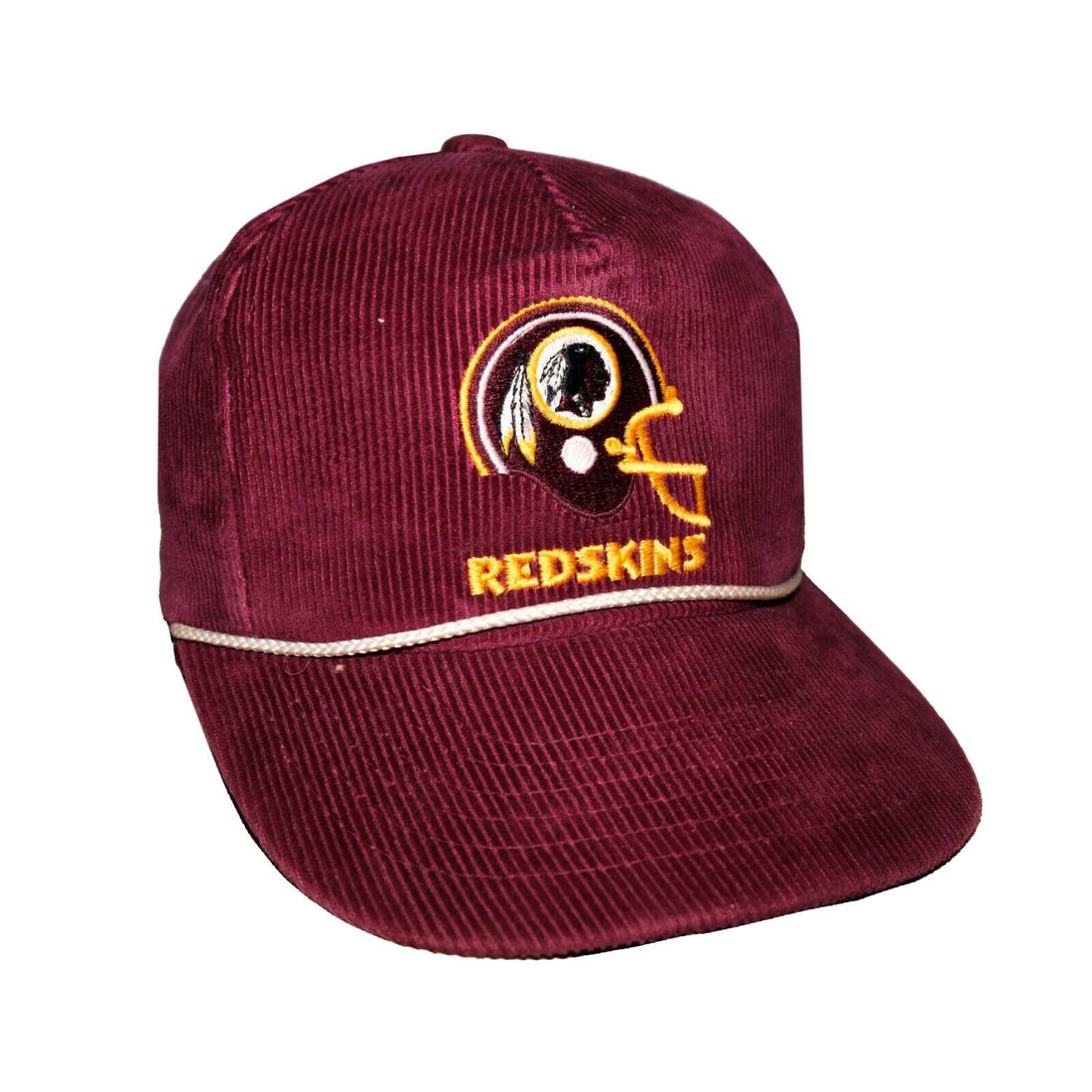 Vintage Washington Redskin Ted Fletcher Rope Corduroy Snapback Hat OSFA NFL