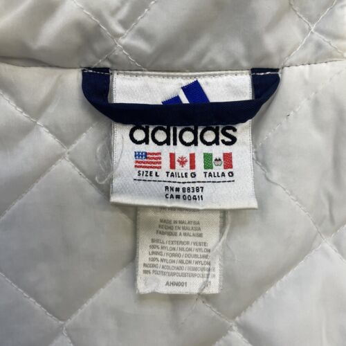 Vintage Adidas Puffer Jacket Size Large Insulated