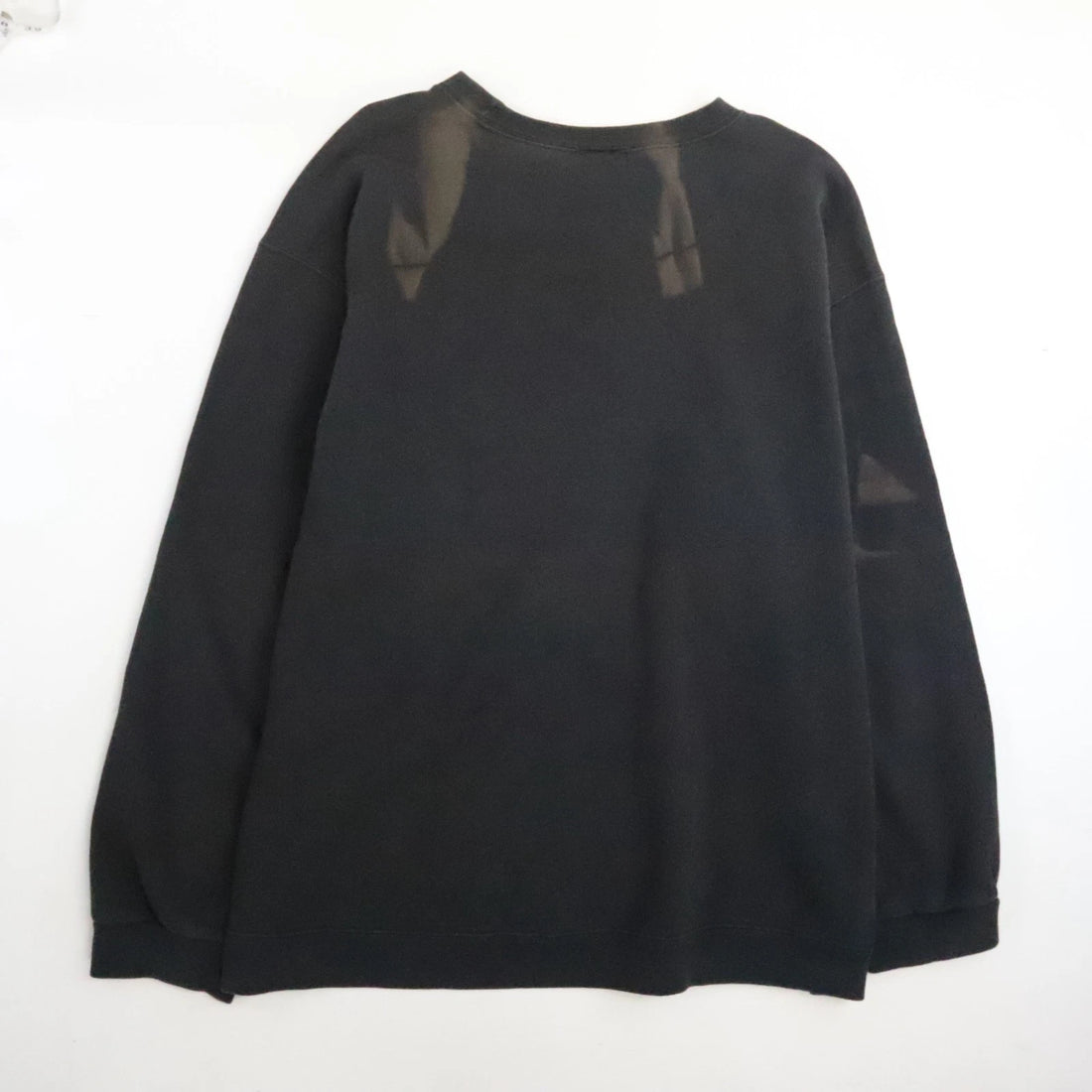 Vintage Nike Crewneck Sweatshirt Size 2XL Black Embroidered Swoosh 90s