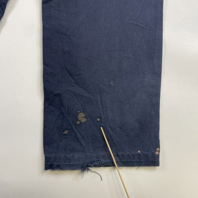Vintage Carhartt Canvas Carpenter Work Pants Size 36 X 30 Blue