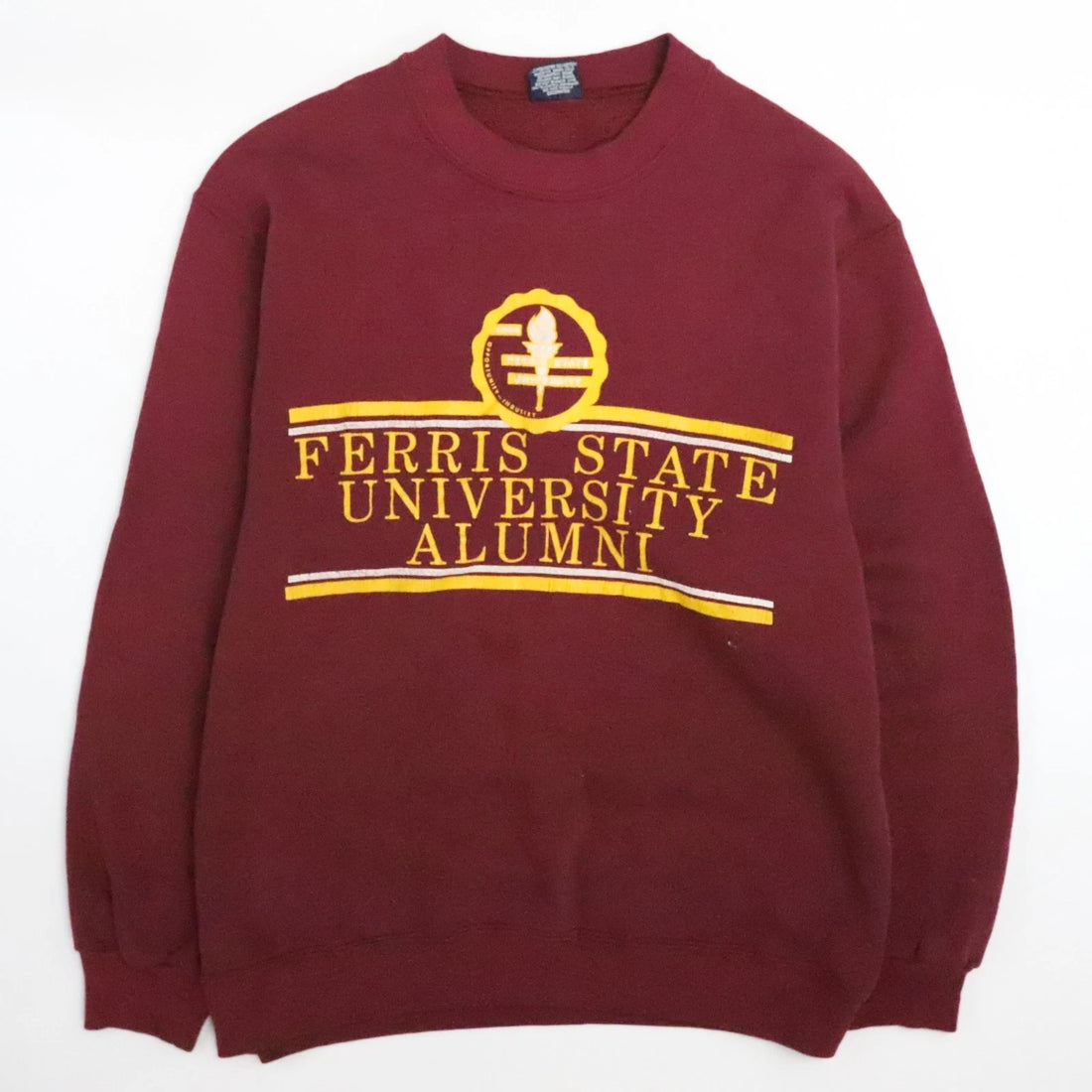 Vintage Ferris State Bulldogs Sweatshirt Crewneck Size Large 90s NCAA