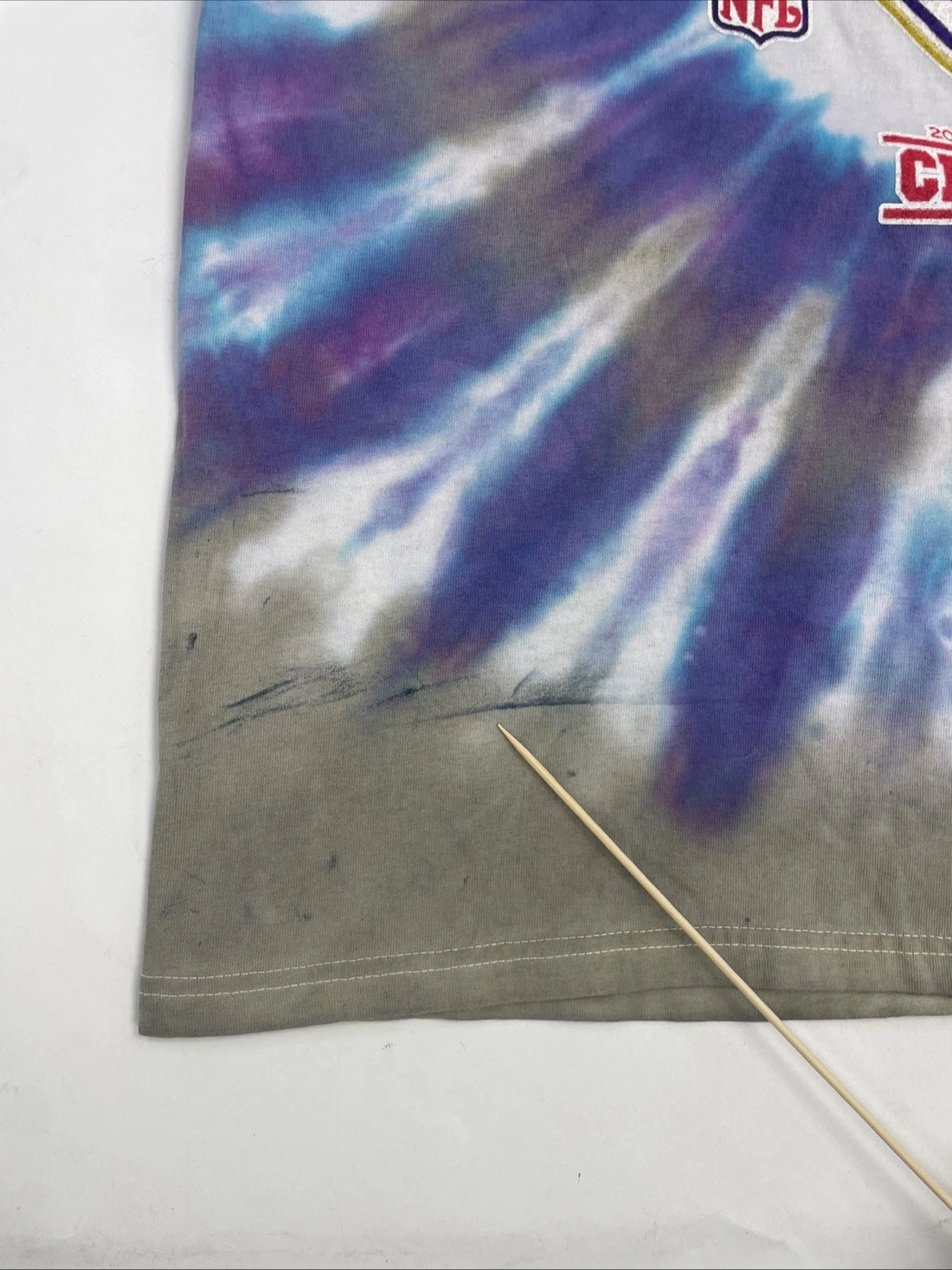 Baltimore Ravens Kickoff Tie Dye T-Shirt Size 2XL 2007 NFL