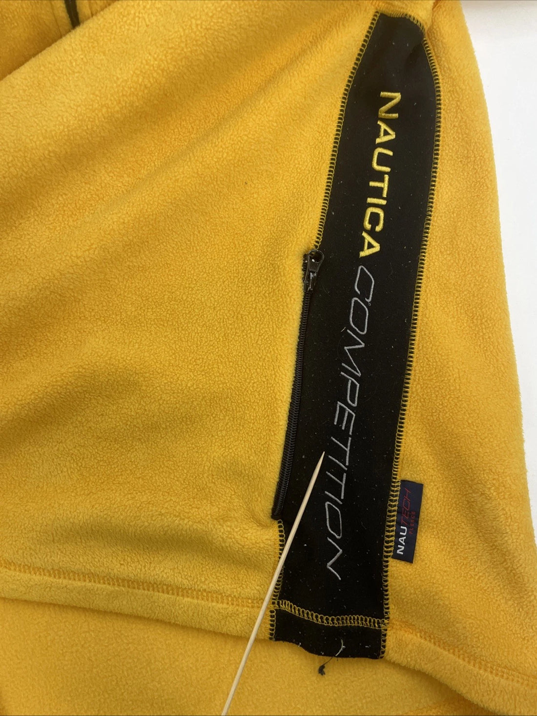 Nautica Competition Pullover Fleece Jacket Size 2XL Yellow