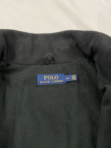 Vintage Polo Ralph Lauren Bomber Jacket Size Large Black