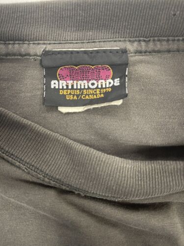 Vintage Metallica Rebel Artimonde T-Shirt Size Large Band Tee 1997 90s