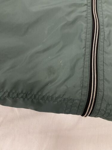 Vintage Nike Windbreaker Light Jacket Size Large Green Embroidered Swoosh