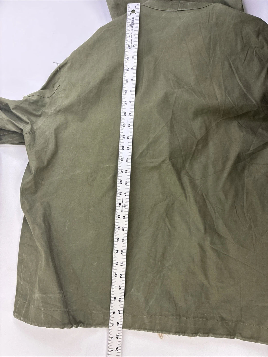 Vintage WW2 WWII USN Deck Smock Parka Jacket Size Large 40s
