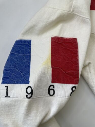 Vintage Olympic Countries Flag Crewneck Sweatshirt Size Large 90s