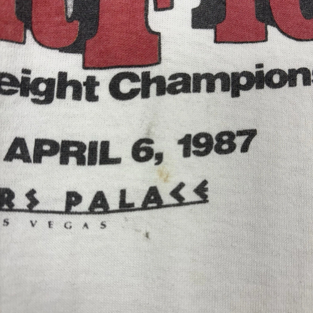Vintage Sugar Ray Leonard Marvin Hagler Superfight Boxing Long Sleeve T-Shirt XL