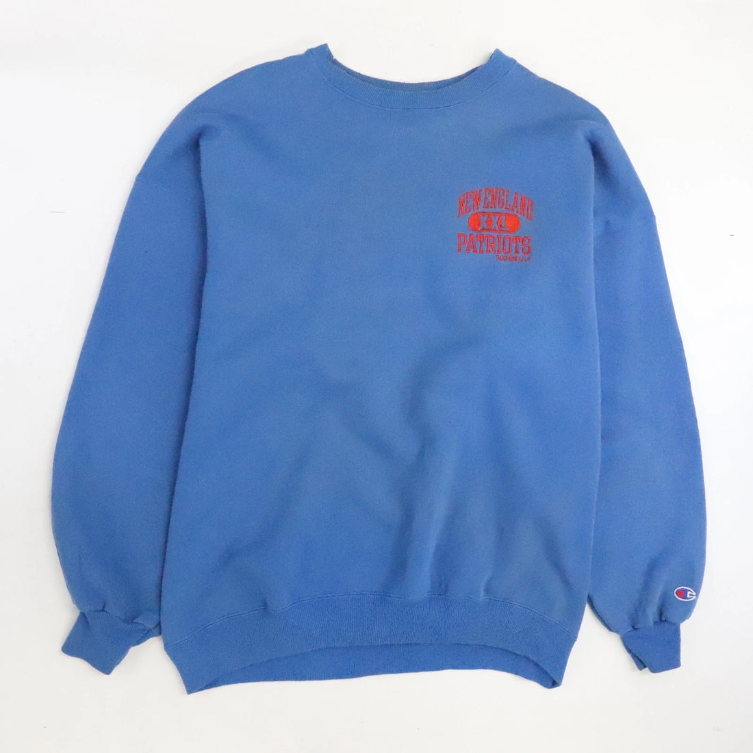Vintage New England Patriots Champion Sweatshirt Crewneck Size 2XL 90s NFL
