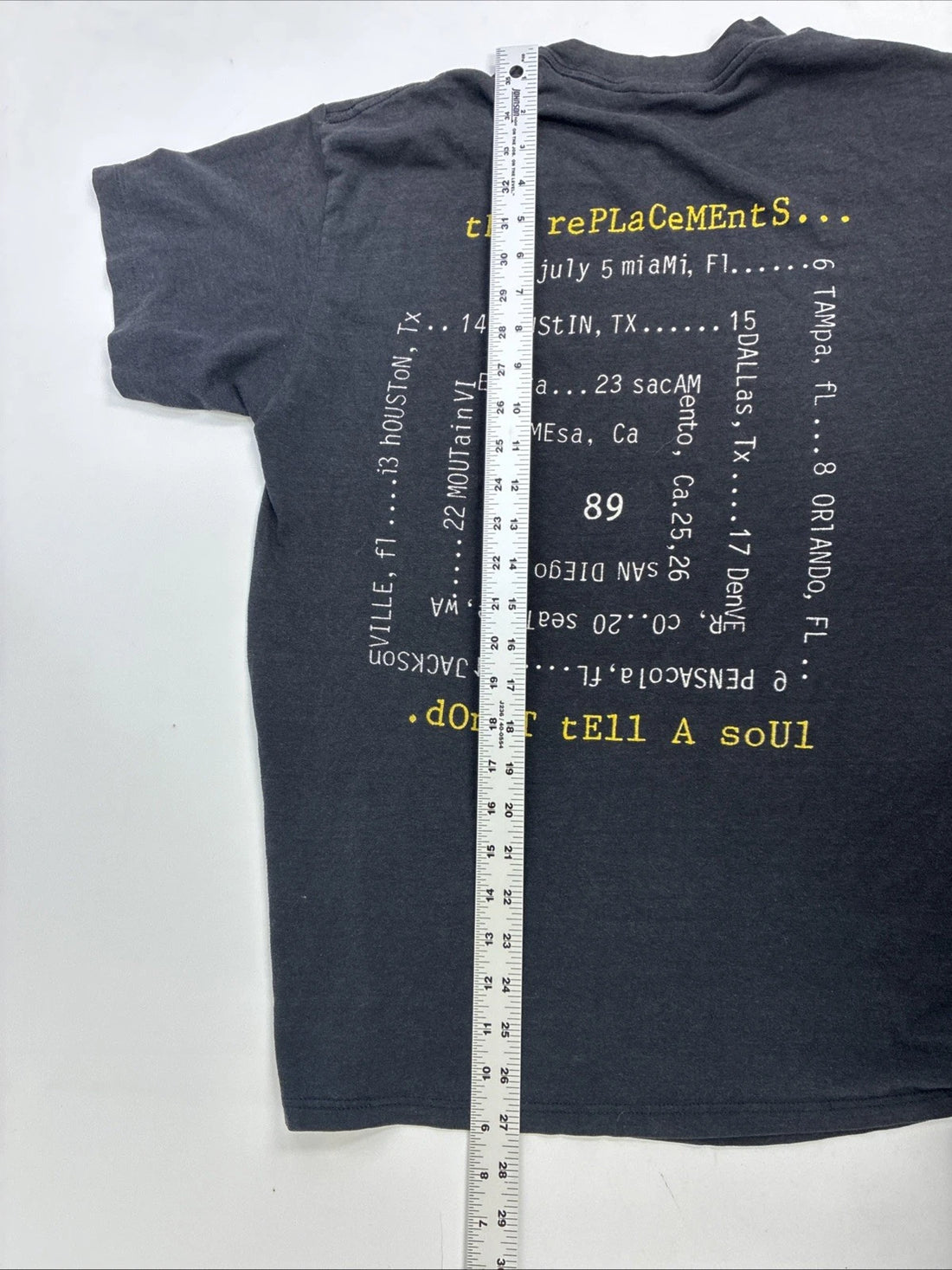Vintage The Replacements Don't Tell A Soul Band T-Shirt Size XL 1989 80s