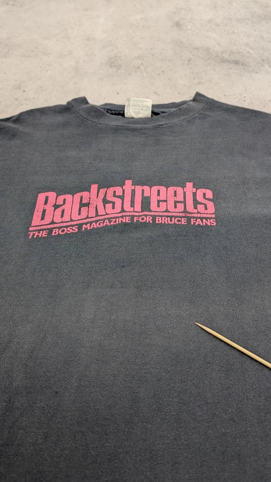 Vintage Backstreets Boss Bruce Springsteen T-Shirt Size XL 90s