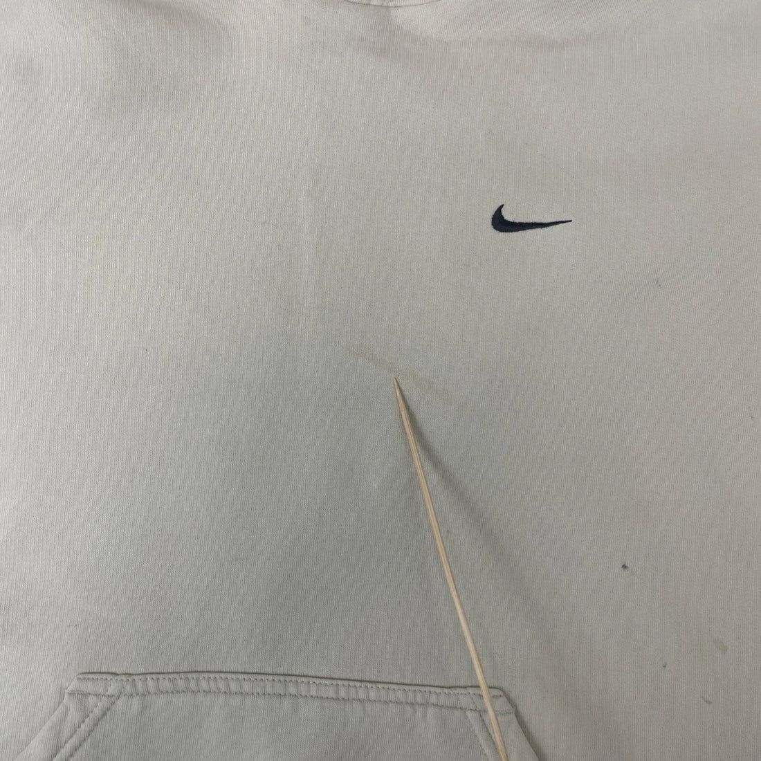 Vintage Nike Sweatshirt Hoodie Size Large Cream