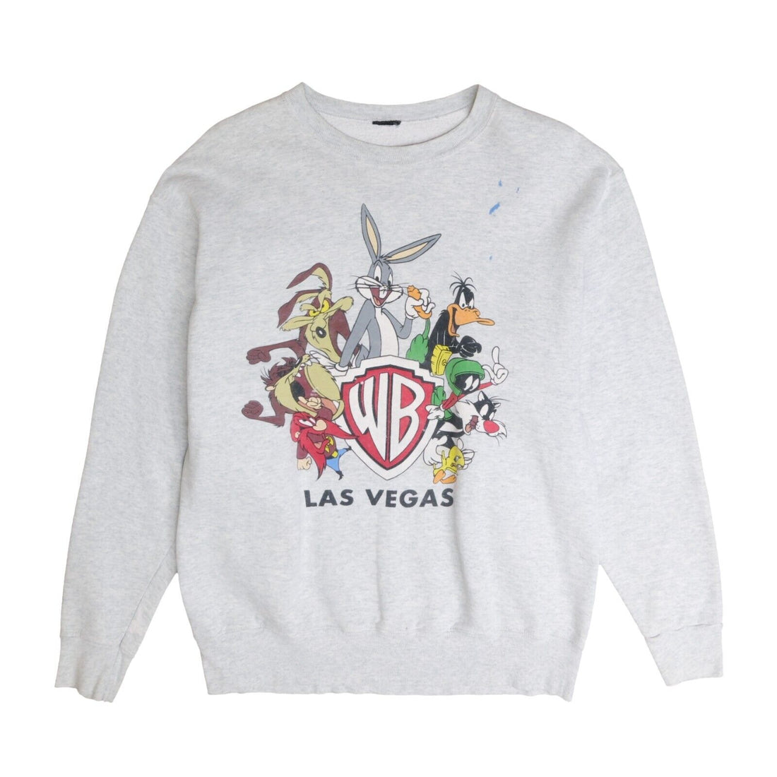 Vintage Looney Tunes Las Vegas Sweatshirt Crewneck Size Medium Warner Brothers