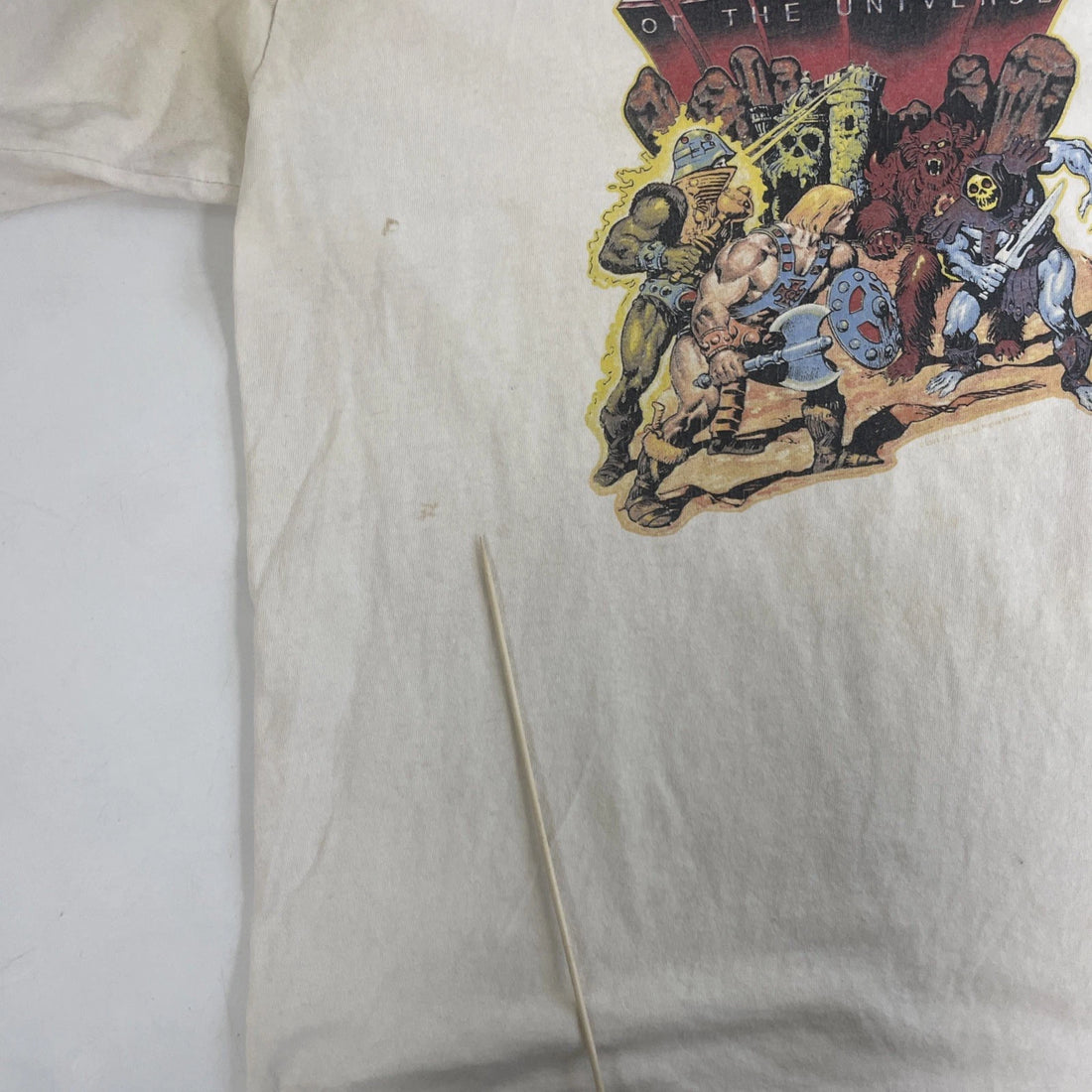 Vintage Masters Of The Universe Ringer T-Shirt Size Large