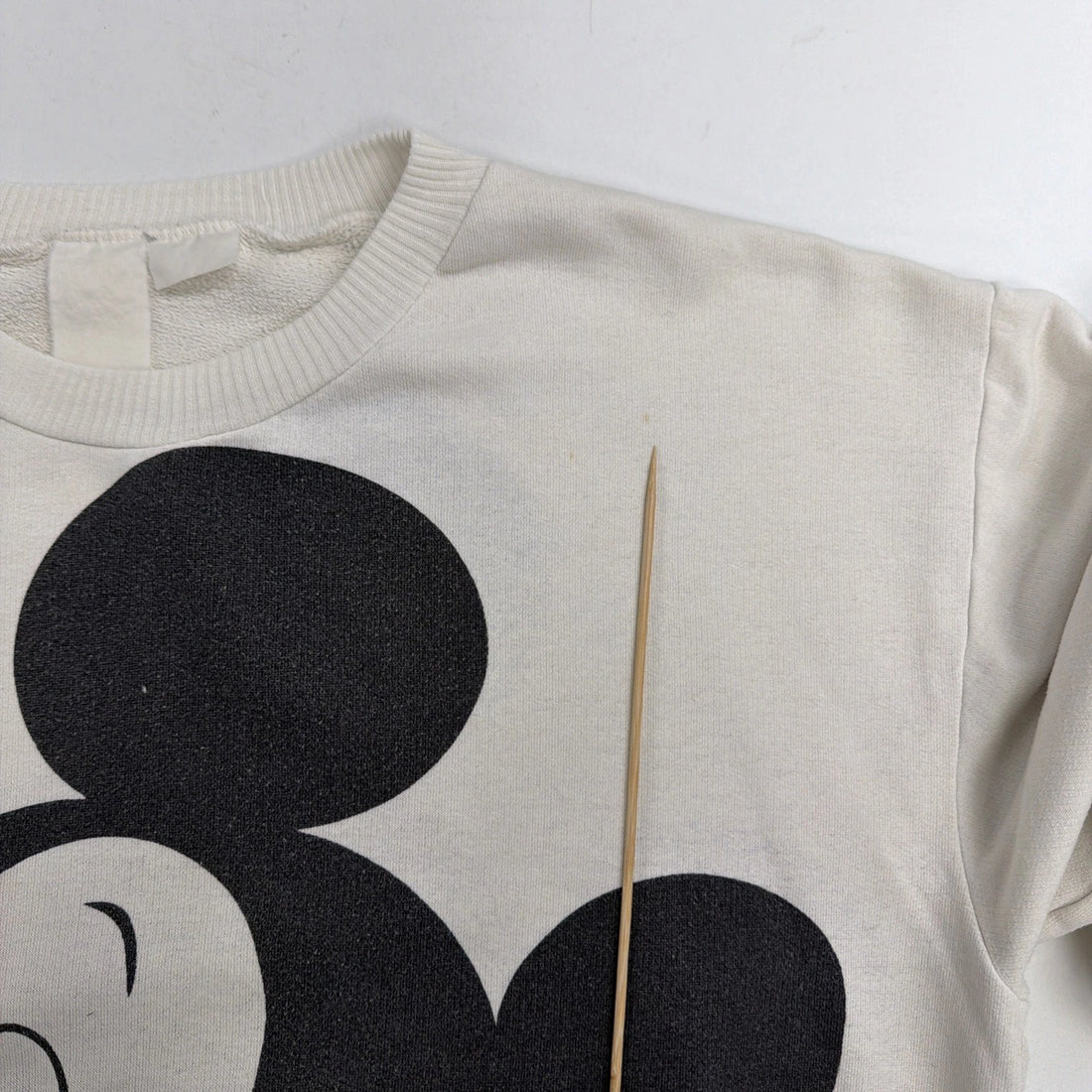 Vintage Mickey Mouse Disney Sweatshirt Size Large Double Sided 90s