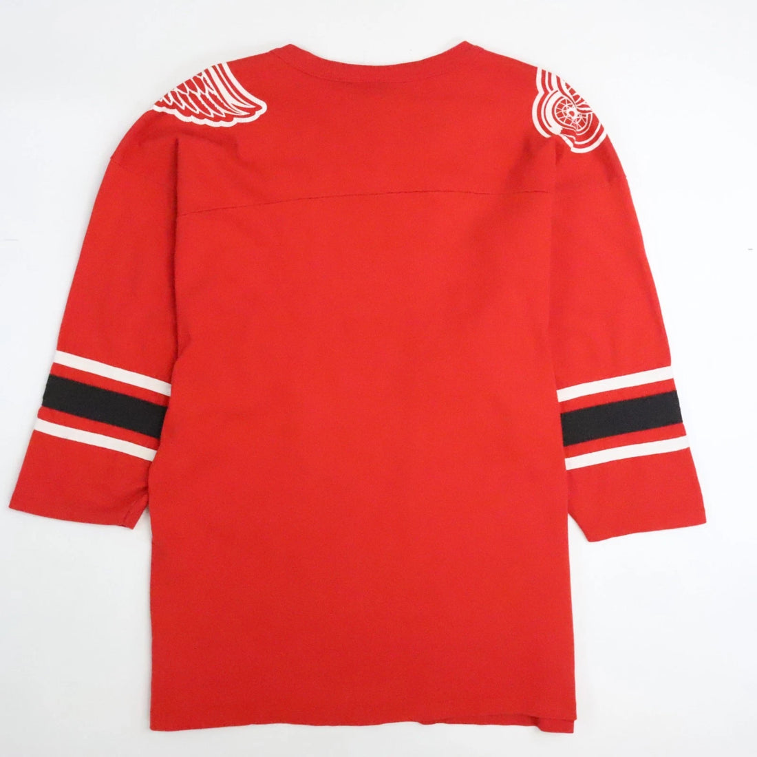 Vintage Detroit Red Wings Raglan T-Shirt Size Large 90s NHL