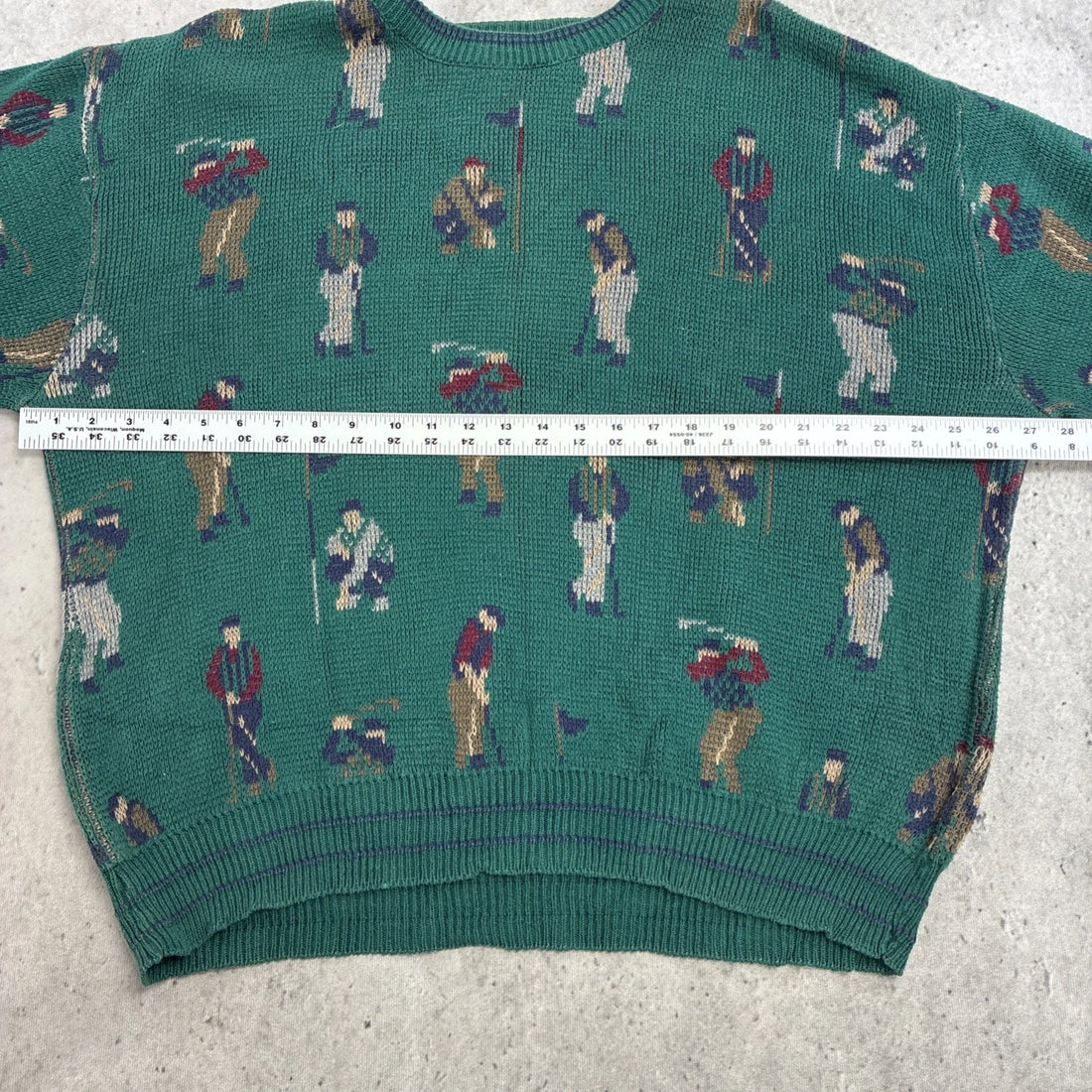 Vintage Isle Of Cotton Golf Crewneck Sweater Size 2XL