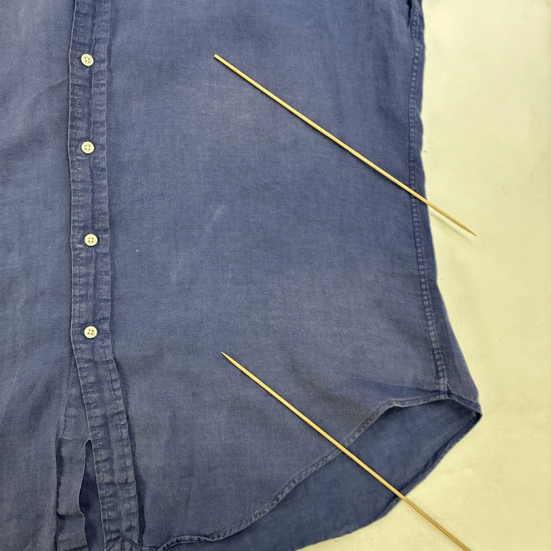 Vintage Ralph Lauren Short Sleeve Button Up Shirt Large Blue
